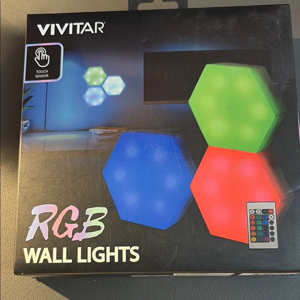 Vivitar RGB Wall Lights NIB